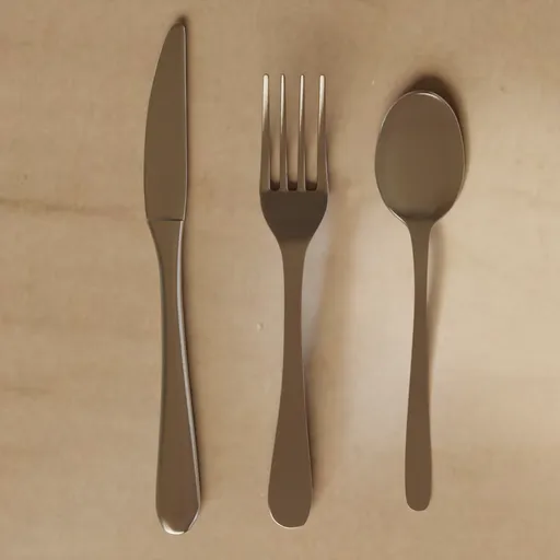 Basic Cutlery Set (Fork, Knife, Spoon)