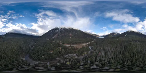 Mountain Valley Landscape