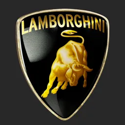 LAMBORGHINI Logo 3d model