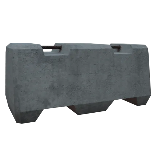 3D Road Barrier Model