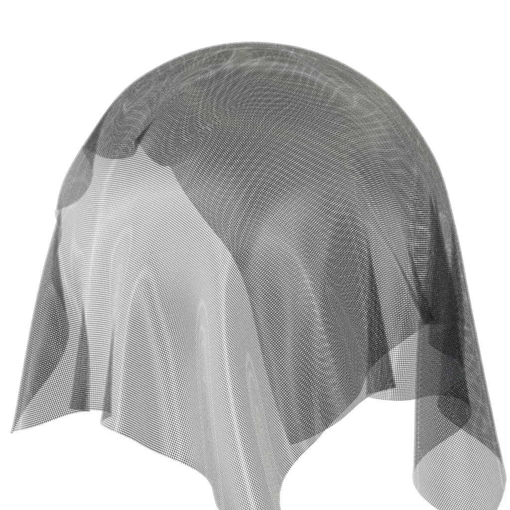 BlenderKit | Download the FREE Black Mesh Fabric material