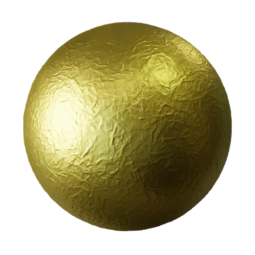 Wrinkled Gold Leaf