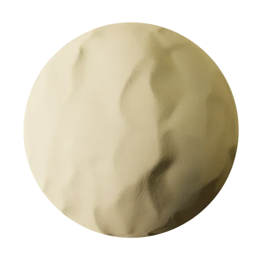 High-quality PBR sand dunes material for realistic desert landscapes in Blender 3D and other 3D applications.
