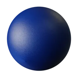 Grained blue plastic