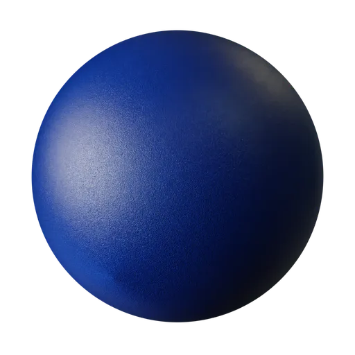 Grained blue plastic
