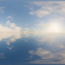 Calm Horizon Sky & Ocean Reflection