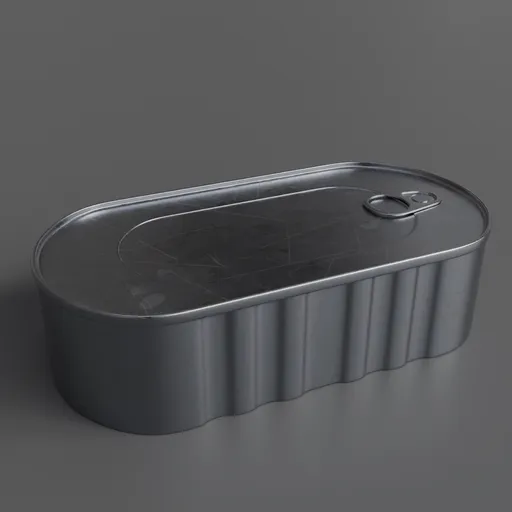 Oval food can