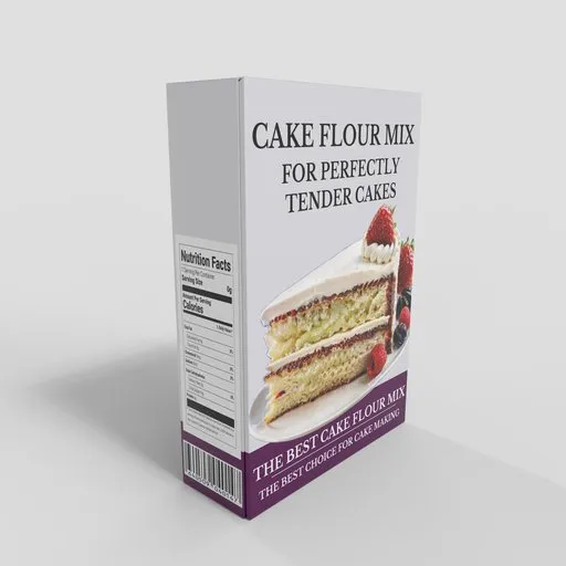 Cake Flour Mix Box