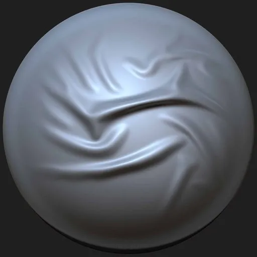 Curved Fan Wrinkle