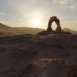 Desert Arch Landscape Environment