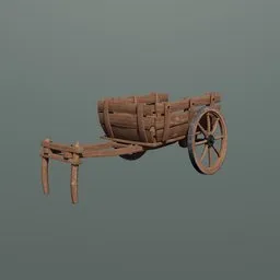 Wooden cart