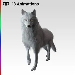 White Wolf Animated