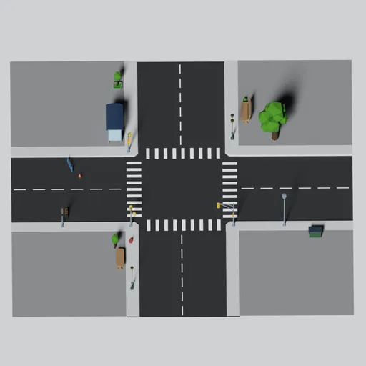 Low Poly Street Pack