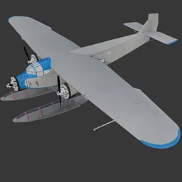 Floatplane Ford 4AT Trimotor