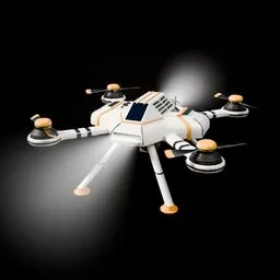 Small SciFi Recon Drone With Camera