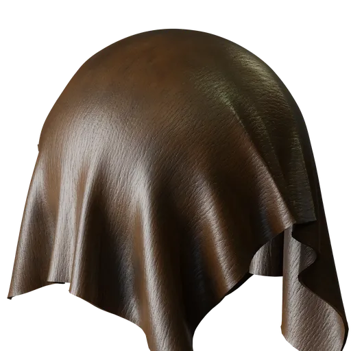 Dark Smooth Aniline Pig Leather