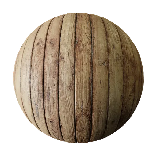 Wooden floorboards or wall