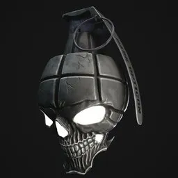 Skull grenade