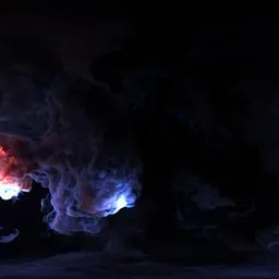 Nebula Red and Blue, 8k