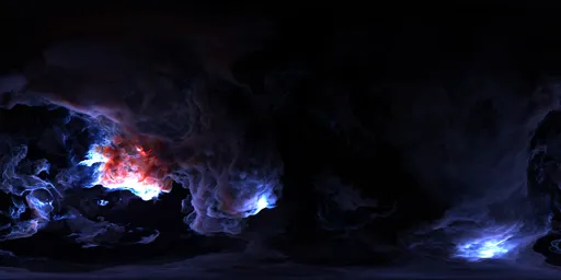 Nebula Red and Blue, 8k