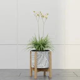 Minimal Bloom Planter Stand