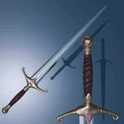 Battle-Scarred Noble Longsword