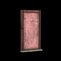 Metal Door Red Rust