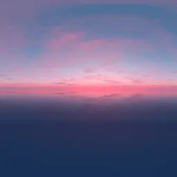 Colorful Pink Twilight Sky