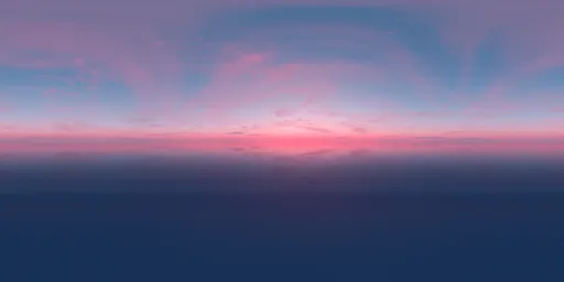 Colorful Pink Twilight Sky