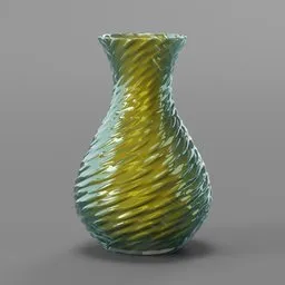 Glass flower vase