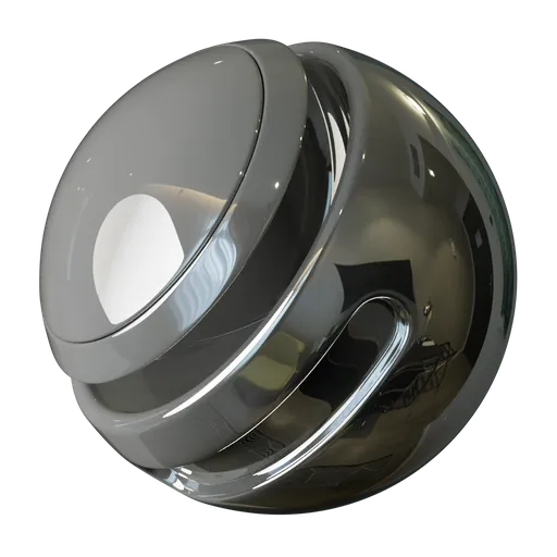 Highly customizable bimetallic gradient PBR material for Blender 3D with shifting colors, rim glow, and anisotropic texture.