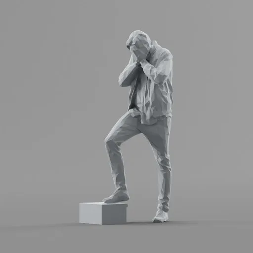 Lowpoly Male Standing