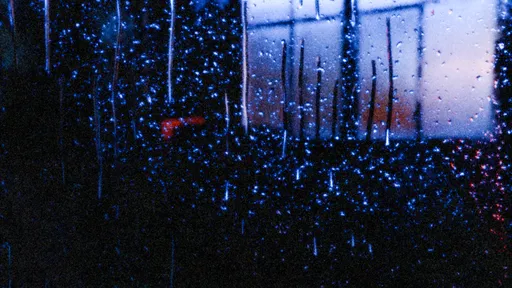 Realistic Cinematic Raindrops on Glass