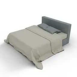 Scandinavian Fabric Bed