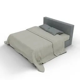 Scandinavian Fabric Bed