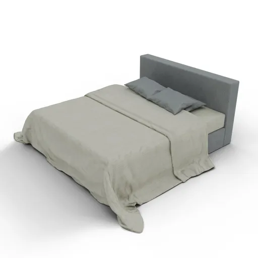 Scandinavian Fabric Bed