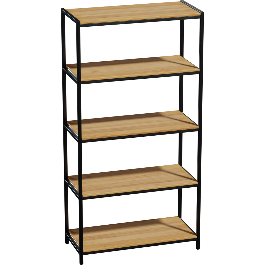 Steel Frame Shelves 01 FREE Shelves models BlenderKit