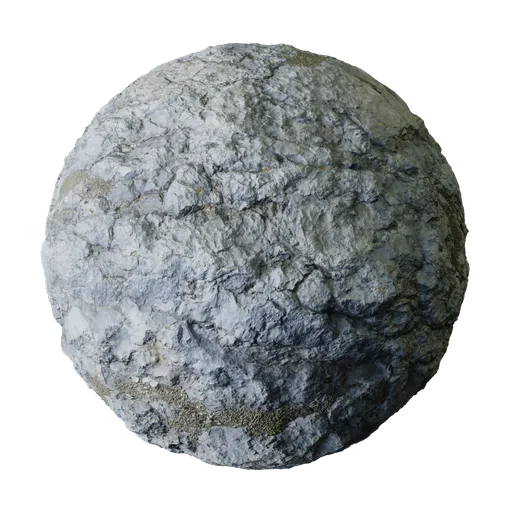 Fractured Blue Gray Coastal Rock