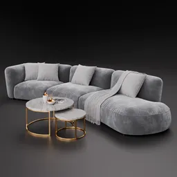 Sofa Curve Velvet