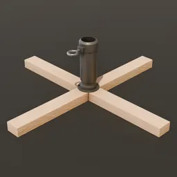 Tree Stand  Wooden 4 Leg