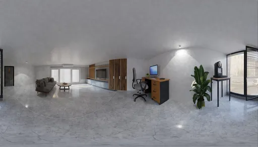 Modern Living Workspace