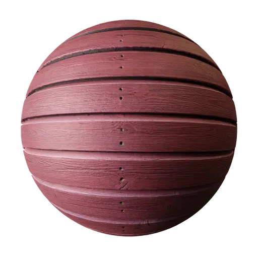 2K PBR texture for Blender 3D, realistic weathered wood siding with displacement, ideal for 3D modeling and rendering.