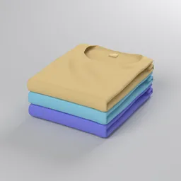 Folded T-Shirt Stack