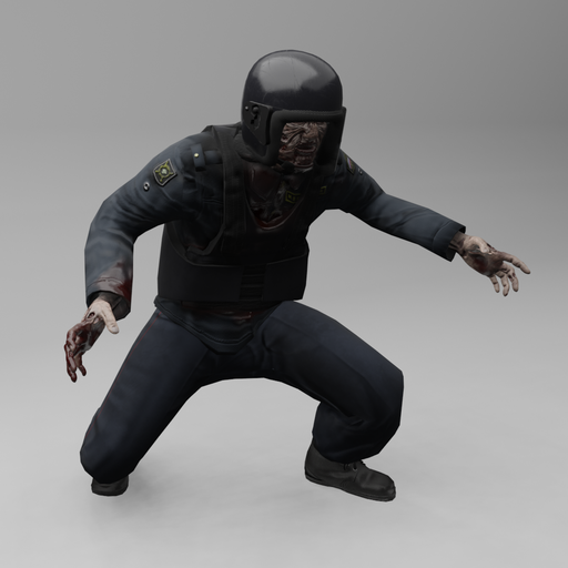 Thumbnail: Zombie riot police