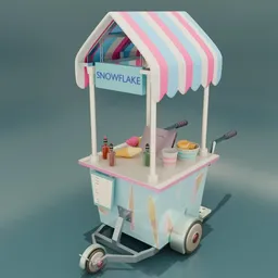 Ice cream cart