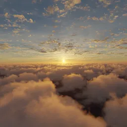 Above the Clouds Sunset