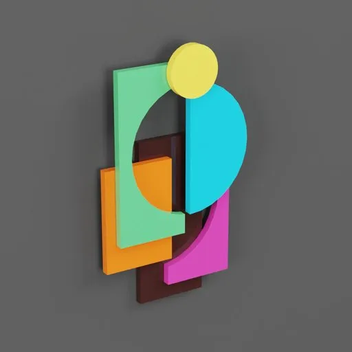 Colorful Retro Wall Art