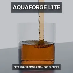 AquaForge Lite: Free Liquid Simulation for Blender