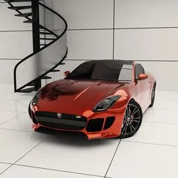 Car Jaguar F-Type 2016 (Rig)