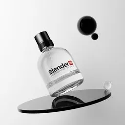 Minimalist Perfume Product Visualization
